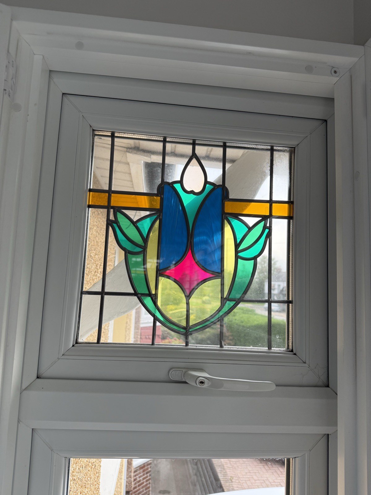 Stained-glass window panel